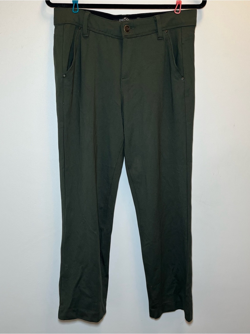 one 5 one Olive Green Chinos